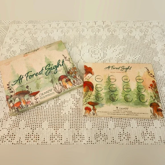 NWT Colourpop X Raw Beauty Kristi At Forest Sight Eyeshadow Palette - Picture 3 of 3
